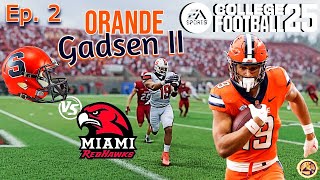 College Football 25  Ep 2  🍊 CHOKING CHICKENHAWKS 🏈 [upl. by Sexton]