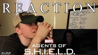 Agents of Shield S5E22 The End REACTION [upl. by Nalahs]