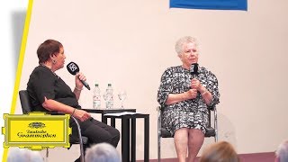 Gundula Janowitz about working with Karajan Interview Part 2 [upl. by Dewees]