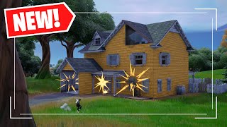 Fortnite NEW Earthquake Yellow House IO Drilling Update [upl. by Atinoj]