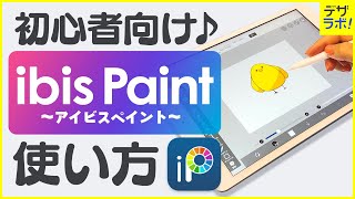 【初心者必見】デザイナーが教える アイビスペイントの使い方～超入門～【ibisPaintお絵描き・イラストアプリ】 [upl. by Nowell]