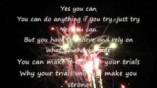 Yes You Can Donnie McClurkin Lyrics [upl. by Maryanna348]