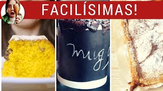 3 RECETAS DULCES MUY FÁCILES [upl. by Suoilenroc]