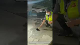 Install Cement Grouting Pipes To Treat Underground Garage Seepage [upl. by Beker]