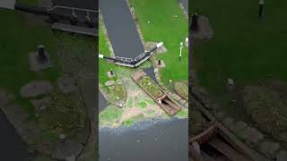 Ellesmere Port Boat museum captured on Dji Mini 3 drone 6th November 2024 in allowed zone [upl. by Htebsil]