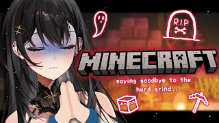 【MINECRAFT】SAYING GOODBYE TO THE HARD GRIND 【VSPOEN AryaKuroha】 [upl. by Tonl592]