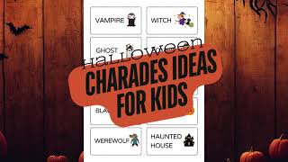 Halloween Charades Games for Kids [upl. by Imelida]