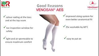 Venosan AES Antiembolic Stockings Effective Thrombosis Prophylaxis for Prevention of Embolism [upl. by Sineray]