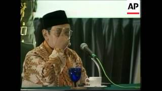 INDONESIA NEW PRESIDENT ABDURRAHMAN WAHID SPEECH [upl. by Ydnem]