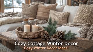 Discover the Secrets to Charming Cottage Winter Decor [upl. by Fen]