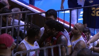 Halftime scuffle  PBA Commissioner’s Cup 2018 [upl. by Buseck]