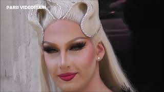 La Grande Dame  RuPauls Drag Race   Paris 5 july 2022 Fashion Week show Stéphane Rolland [upl. by Halland919]