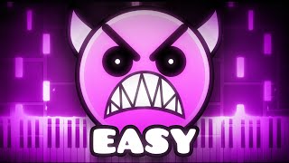 Dash  Geometry Dash 22  EASY Piano Tutorial [upl. by Salvatore522]