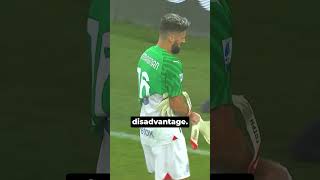 This Goalkeeper Took Off His Gloves and Won the Game [upl. by Ahseryt]