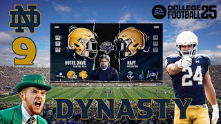 Notre Dame at Navy  Dynasty  S01E09  College Football 25 [upl. by Ridglee]