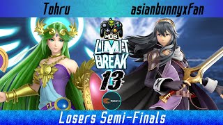 LIMITBREAK 13  Tohru VS asianbunnyxfan  Losers Semi Finals [upl. by Naarah]