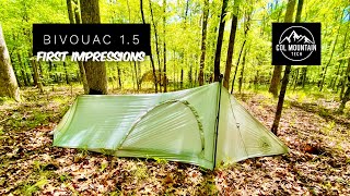 COL MOUNTAIN TECH BIVOUAC 15 TENTBIVY FIRST IMPRESSIONS [upl. by Noreen]