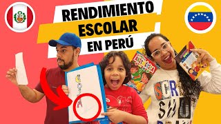 Así es EL RENDIMIENTO ESCOLAR En PERÚ Venezolanos Comentan [upl. by Azitram428]