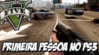 GTA V – Primeira Pessoa no Playstation 3 com MOD [upl. by Cohdwell]