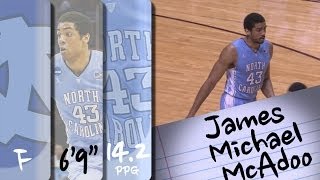 Official Highlights  North Carolina Forward James Michael McAdoo [upl. by Bruno87]