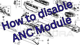 How to disconnect ANC module on Acura Integra [upl. by Landre]