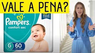 Fraldas Pampers Confort Sec vale a pena É bom RELATO SOBRE O PRODUTO [upl. by Malca]