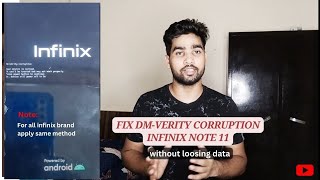 Fix DMVerity Corruption on Infinix Hot 11s X6812  Easy Guide infinix [upl. by Noll]