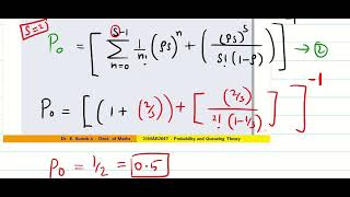 Queueing Model 3 MMs Infinity  FIFO  Problems Part 1  UNIT 4  21MAB204T [upl. by Enirac]