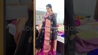 Noida Exhibition  Sector 45 wedding sareebanarasi banarasisaree saree indianattire [upl. by Bael]