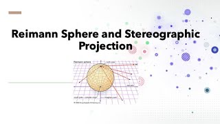 Reimann Sphere and Stereographic Projection [upl. by Hanala]