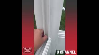 How We Use The UChannel to Build A Beautiful Vinyl Fence [upl. by Aneeh]