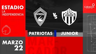 EN VIVO  Patriotas vs Atletico Junior  Liga Colombiana por el Fenómeno del Fútbol [upl. by Jahn403]