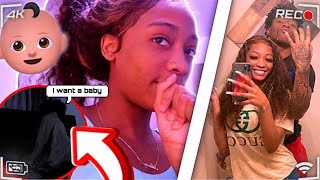 I want a baby prank on boyfriend GONE WRONG😳🍼 baby prank gonewrong [upl. by Damha]