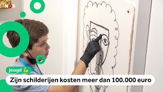 Andres is 11 en nu al een beroemde kunstenaar [upl. by Calandra]