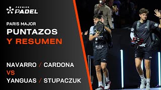 🎾🔥 RESUMEN CUARTOS DE FINAL  PAQUITO CARDONA VS YANGUAS STUPA  PREMIER PADEL PARIS MAJOR 🎾 [upl. by Ricca]