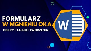 Jak utworzyć FORMULARZ do wypełnienia w programie Microsoft Word [upl. by Labannah]