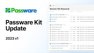 Whats New in Passware Kit 2023 v1 [upl. by Shawn407]