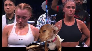 Elle Brooke vs Paige VanZant and the winner is… [upl. by Llorrad]