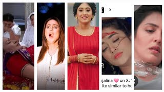 yrkkh all ☠ deaths naira akshara gaytriarohi abhiraviralvideo love shortfeed new reel [upl. by Ahsaeym]