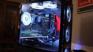 Bgears bVoguish Gaming PC with Tempered Glass ATX Mid Tower Review Test  Support EATX ATX [upl. by Mattie]