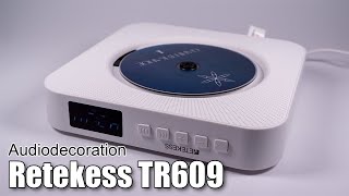 Retekess TR609 wall mounted CD player — creative decoration [upl. by Yraillih526]