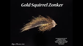 TYING THE GOLD SQUIRREL ZONKER WITH RYAN HOUSTON [upl. by Decrem927]