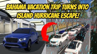 Greenville Wisc Roblox l Bahama Plane Vacation Island HURRICANE STORM FLOOD Roleplay [upl. by Nodrog]