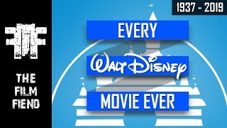 Walt Disney Movies 19372019  Upcoming Walt Disney Movies  The Film Fiend [upl. by Georgia]