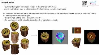 ECCV24 Parameterizationdriven Neural Surface Reconstruction for Objectoriented Editing [upl. by Neiv]