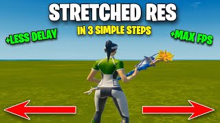 How To Get A STRETCHED RESOLUTION In Fortnite Chapter 5 UPDATED 2024 [upl. by Waki]