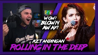 First Time Reaction KZ Tandingan Rolling In The Deep INSANE  Dereck Reacts [upl. by Kiefer3]