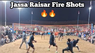 Jassa Raisar Fire Shots at Kalalmajra Shooting Volleyball Tournament Match volleyball [upl. by Yenial]