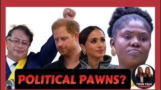 TWiN TALK The REAL reason Harry amp Meghan are going to Colombia [upl. by Henka]