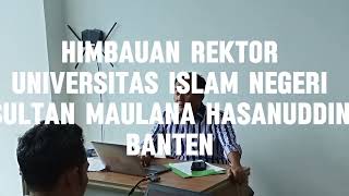 HIMBAUAN REKTOR UIN SMH BANTEN [upl. by Kcinimod]